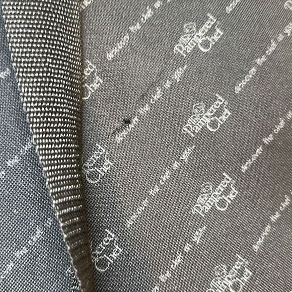 Pampered Chef Tote Traveler Black Consultant Bag Large Compartments Padded - Picture 2 of 14